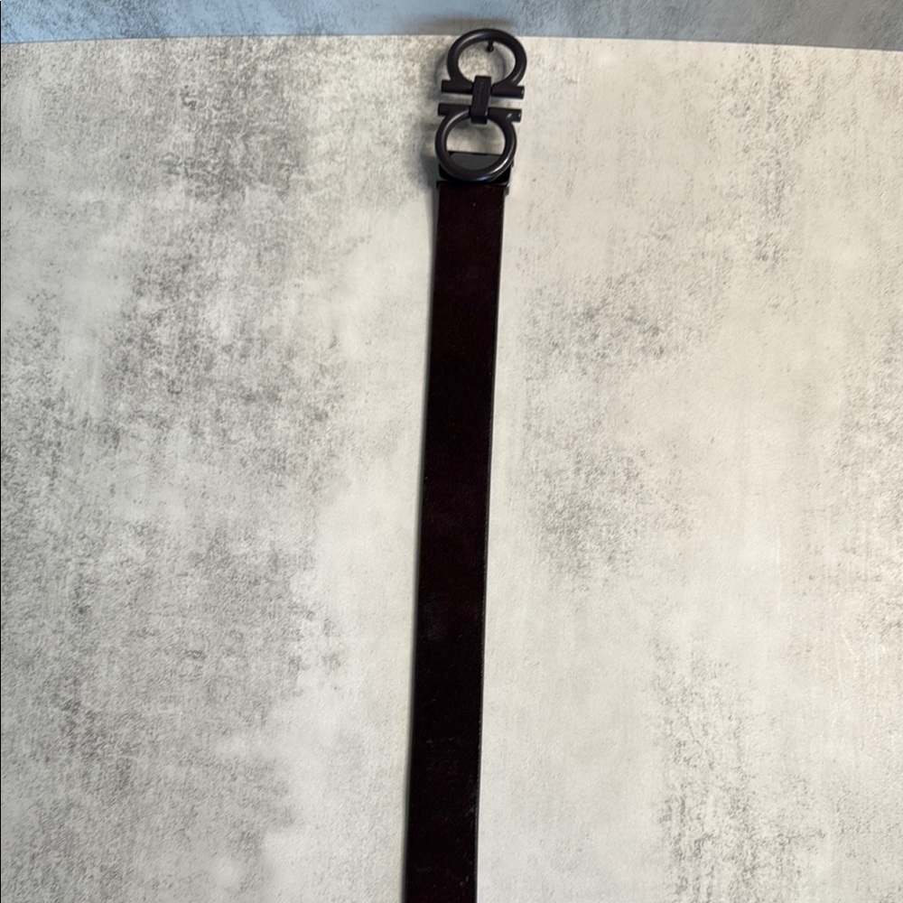 Salvatore Ferragamo Black Leather Belt - Picture 5 of 6